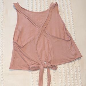 Lululemon Dusty Rose Strappy-Back Tank Top